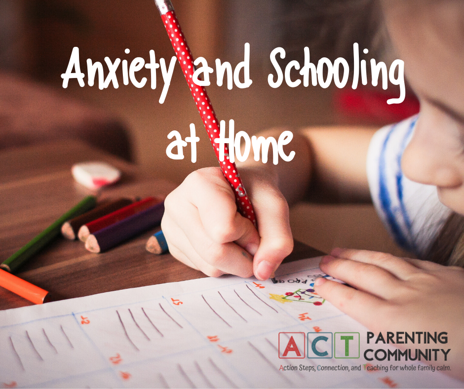 Anxiety and schooling at home