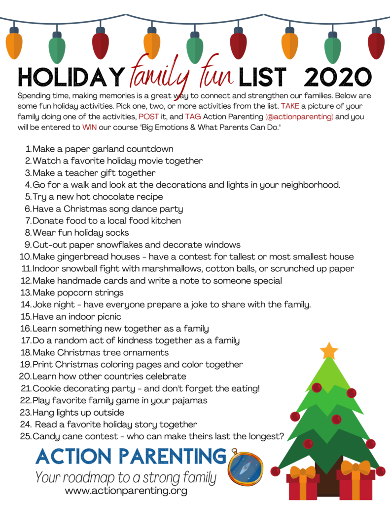 Holiday Bucket List